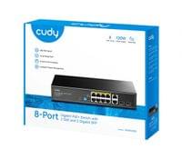 Cudy GS1010PS2 8-Port Gigabit PoE+ Switch with 2 Gigabit... - 2