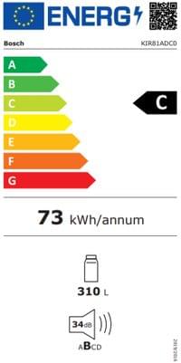 Bosch KIR81ADC0 SER6, BI fridge, C, 177,2cm, 310l,... - 7