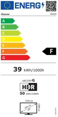 Hisense 40&amp;quot; A4S, Full HD 1920x1080, DLED, HDR, HLG, DTS HD, Smart TV,... - 5
