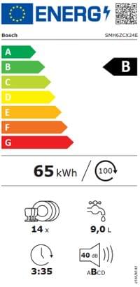 Bosch SMH6ZCX24E, SER6, Dishwasher fully integrated, B,... - 12 Bosch SMH6ZCX24E, SER6, Dishwasher fully integrated, B,... - 12