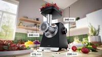 Bosch MFWS660B, SER6, Meat mincer - MultiPower 2100 W,... - 2