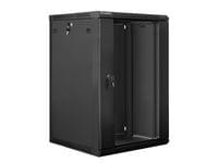 Lanberg rack cabinet 19&amp;quot; wall-mount 18U / 600x600 for... - 1