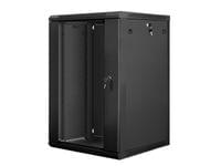 Lanberg rack cabinet 19&amp;quot; wall-mount 18U / 600x600 for... - 2