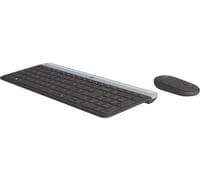 Logitech Slim Wireless Keyboard and Mouse Combo MK470 -...