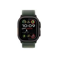 Apple Watch 49mm Loop: Green Trail Loop - S/M - Black... - 2