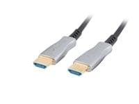Lanberg HDMI M/M v2.0 cable 20m optical black aoc - 1 Lanberg HDMI M/M v2.0 cable 20m optical black aoc - 1