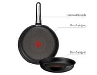 Tefal P0009553 Set 3Pcs Excellence Plus G7 Bla - 2