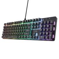 TRUST GXT 871 Zora Mechanical Gaming Keyboard - Black US - 1