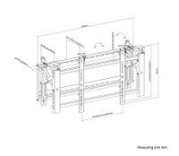 Neomounts Videowall wall mount 32-75&amp;quot; - pop-out - max 70 kg - 13