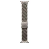 Apple Watch 49mm Milanese Loop: Natural Titanium Milanese... - 1