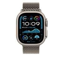 Apple Watch 49mm Milanese Loop: Natural Titanium Milanese... - 2