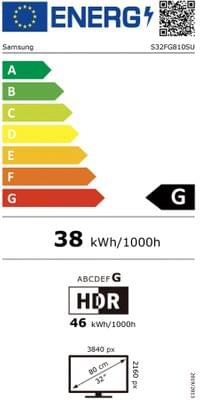 Samsung LS32FG810  32&amp;quot; Odyssey G8 OLED 240 Hz - 7