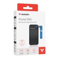 Verbatim Pocket SSD USB 3.2 Gen 2 512GB Black/Blue - 3 Verbatim Pocket SSD USB 3.2 Gen 2 512GB Black/Blue - 3