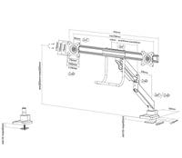 Neomounts Monitor arm 10-32&amp;quot; - gas spring -... - 11