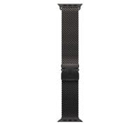 Apple Watch 49mm Milanese Loop: Black Titanium Milanese... - 1