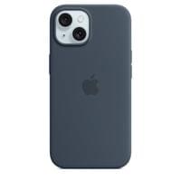 Apple iPhone 15 Silicone Case with MagSafe - Storm Blue