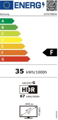 Samsung 37D700 37&amp;quot; VA 3840x2160 5ms 60Hz DP HDMI Black - 11