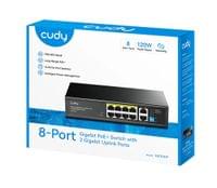 Cudy GS1010P 8-Port Gigabit PoE+ Switch... - 2