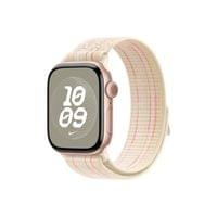 Apple Watch 46mm Nike Sport Loop: Starlight/Pink Nike... - 2