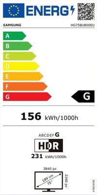 Samsung Hotel TV HG75BU800 75&amp;quot; 4K UHD LED Hotel TV,... - 6