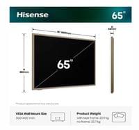 Hisense CanvasTV, 65",QLED 4K Ultra HD 3840x2160, 144hz,... - 2 Hisense CanvasTV, 65",QLED 4K Ultra HD 3840x2160, 144hz,... - 2