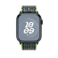 Apple 45mm Bright Green/Blue Nike Sport Loop - 2