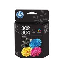 HP 302/304 Tri-color/Black Ink Cartridge 2-Pk - 1 HP 302/304 Tri-color/Black Ink Cartridge 2-Pk - 1