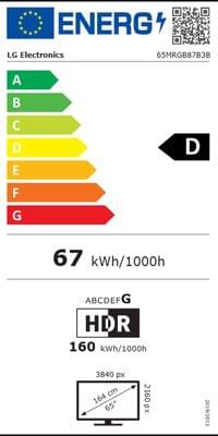 LG 65MRGB87B3B, 65&amp;quot; Mini RGB evo AI Smart TV, 4K Ultra HD... - 3