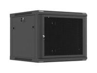 Lanberg rack cabinet 19&amp;quot; wall-mount 9U / 600x600 for self-assembly (flat... - 1