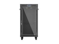 Lanberg Rack Cabinet 19" Free-Standing 22U/600X600 (FlAT... - 1 Lanberg Rack Cabinet 19" Free-Standing 22U/600X600 (FlAT... - 1