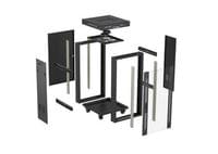 Lanberg Rack Cabinet 19" Free-Standing 22U/600X600 (FlAT... - 5 Lanberg Rack Cabinet 19" Free-Standing 22U/600X600 (FlAT... - 5