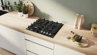 Bosch PNK6B6K40, SER4, Gas hob, 4 zones, Wok burner, 9... - 3