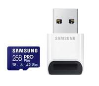 Samsung 256GB micro SD Card PRO Plus with USB Reader - 1