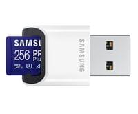 Samsung 256GB micro SD Card PRO Plus with USB Reader - 2