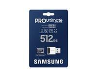 Samsung 512GB micro SD Card PRO Ultimate with USB Reader  - 5