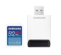 Samsung 512GB SD PRO Plus + USB Reader - 1
