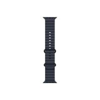 Apple Watch 49mm Band: Navy Ocean Band - Natural Titanium... - 1