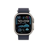 Apple Watch 49mm Band: Navy Ocean Band - Natural Titanium... - 2