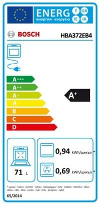 Bosch HBA372EB4, SER4, Oven A+, Pyro+Hydro, 7 HM,... - 6