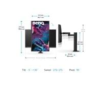 BenQ PD2705UA LED MONITOR PD2705UA DARK GREY - 2