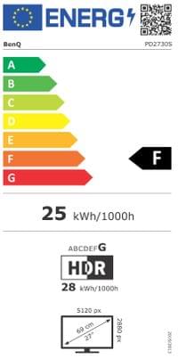 BenQ PD2730S LED MONITOR PD2730S WHITE - 7