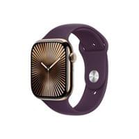 Apple Watch 46mm Sport Band: Plum Sport Band - S/M... - 2