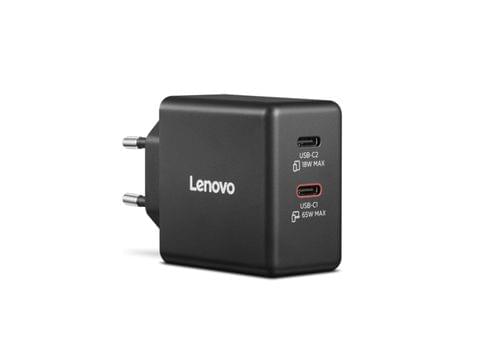 Lenovo Dual USB-C 65W GaN Charger - 1