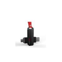 64GB HIKSEMI E304C, USB-C and USB3.2, Black/Red - 1
