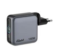 Verbatim Mini GaN Charger 140W with Display + 140W USB-C... - 3