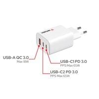 Verbatim Essentials GaN Charger 65W EU plug White - 7
