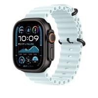 Apple Watch 49mm Band: Ice Blue Ocean Band - Black... - 2