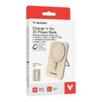 Verbatim Charge &amp;#039;n&amp;#039; Go 2C Power Bank Magnetic Wireless... - 12