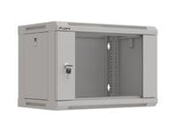 Lanberg rack cabinet 19" wall-mount 6U/540x350 (flat... - 1 Lanberg rack cabinet 19" wall-mount 6U/540x350 (flat... - 1
