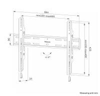 Neomounts Level-850 TV mount wall 42-86" - fixed -... - 13 Neomounts Level-850 TV mount wall 42-86" - fixed -... - 13